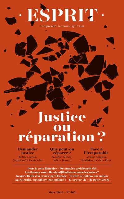 Justice ou réparation ?