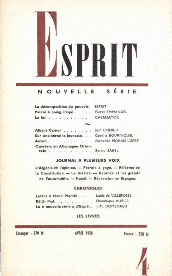avril 1958