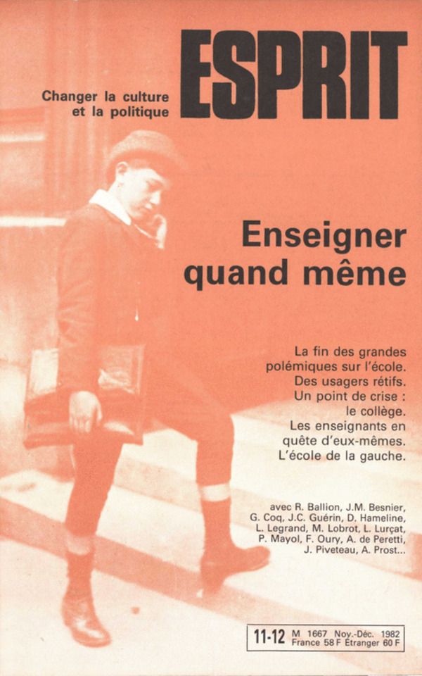 ENSEIGNER QUAND MEME