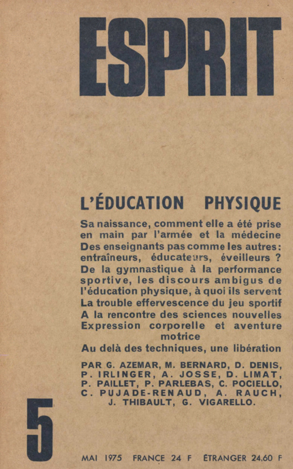 L’EDUCATION PHYSIQUE