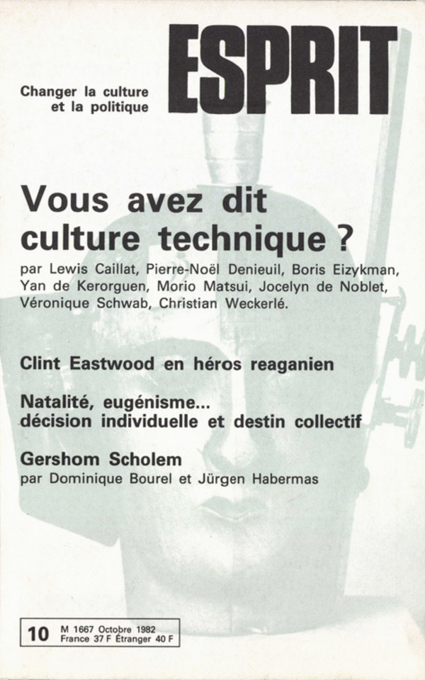 VOUS AVEZ DIT CULTURE TECHNIQUE ?
