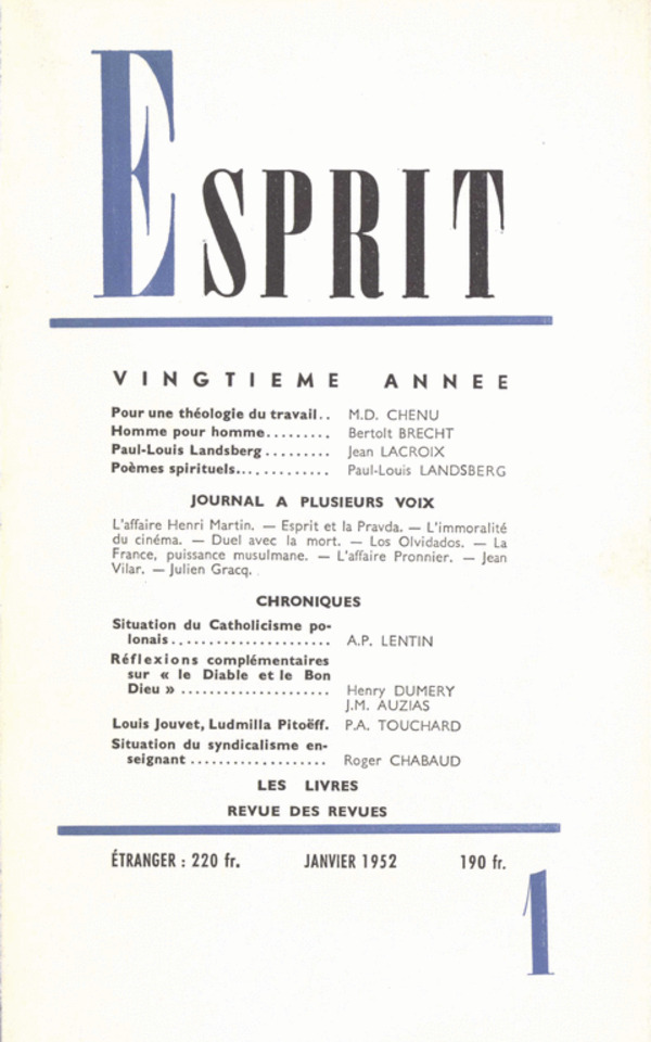 janvier 1952