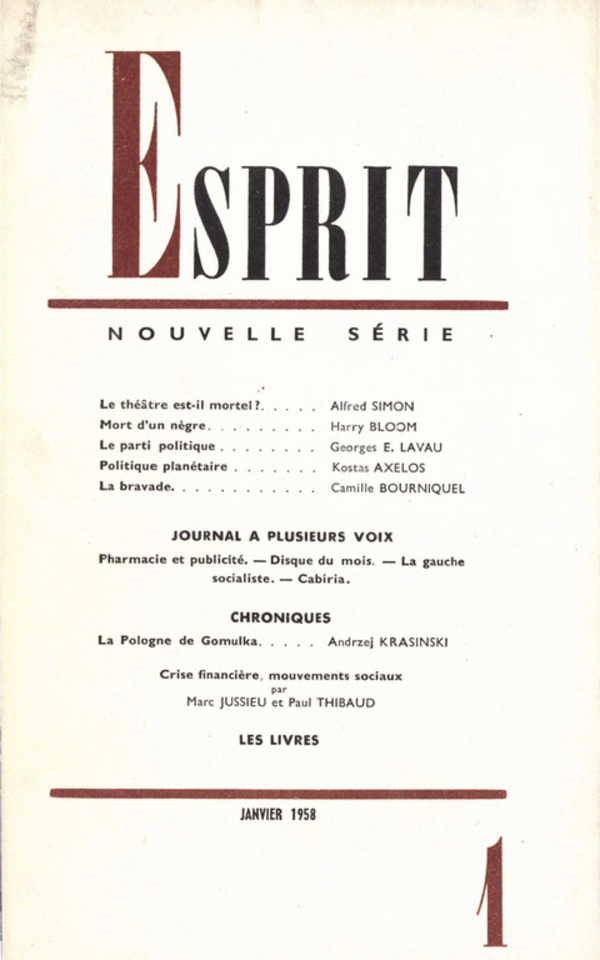 janvier 1958