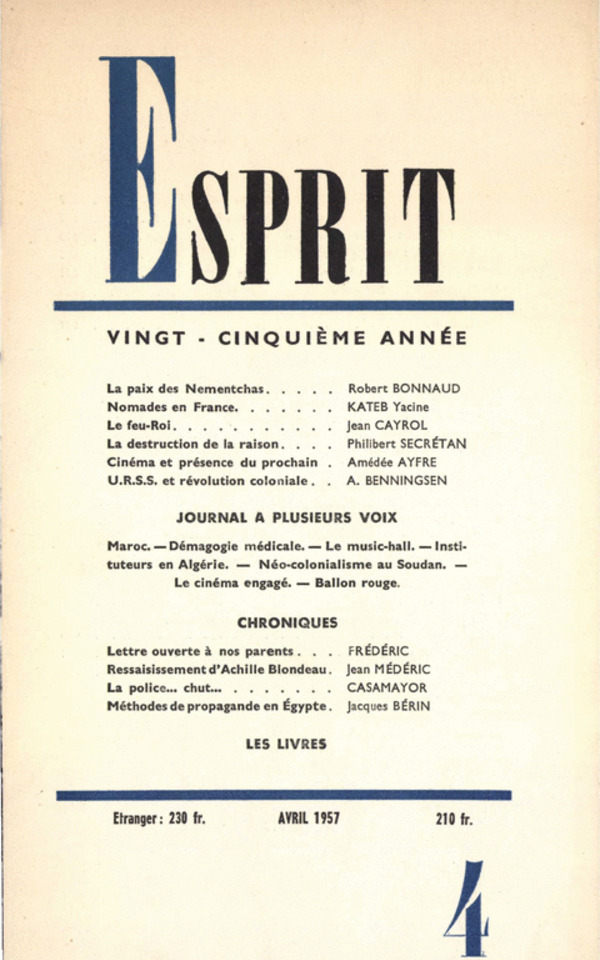 avril 1957