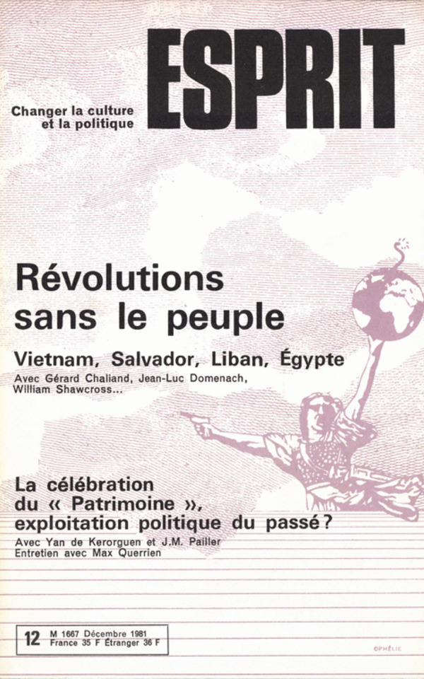 REVOLUTIONS SANS LE PEUPLE