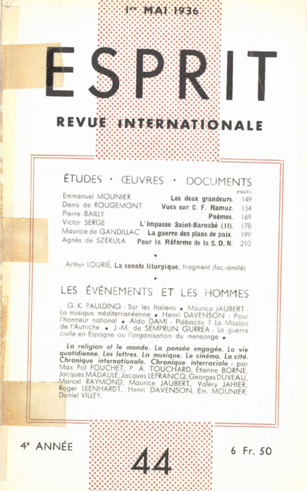 mai 1936