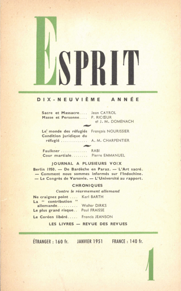 janvier 1951