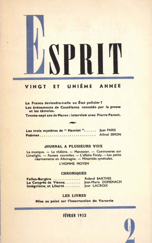 février 1953
