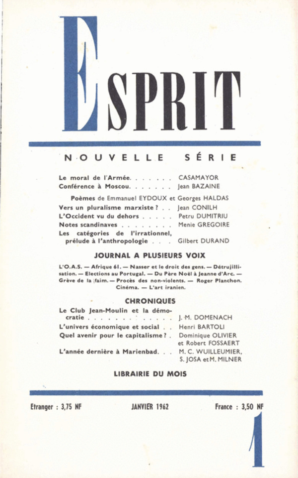 janvier 1962