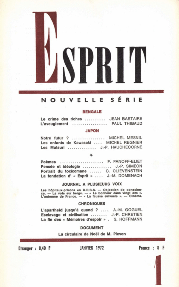 janvier 1972