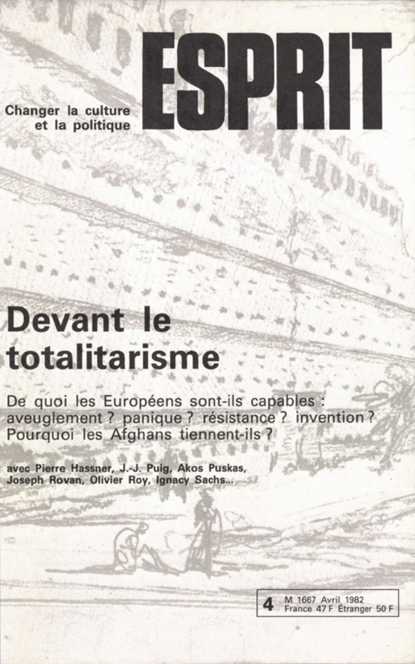 DEVANT LE TOTALITARISME