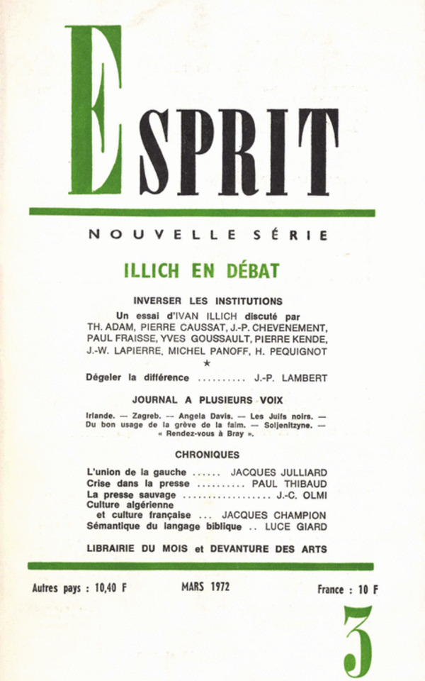 ILLICH EN DEBAT
