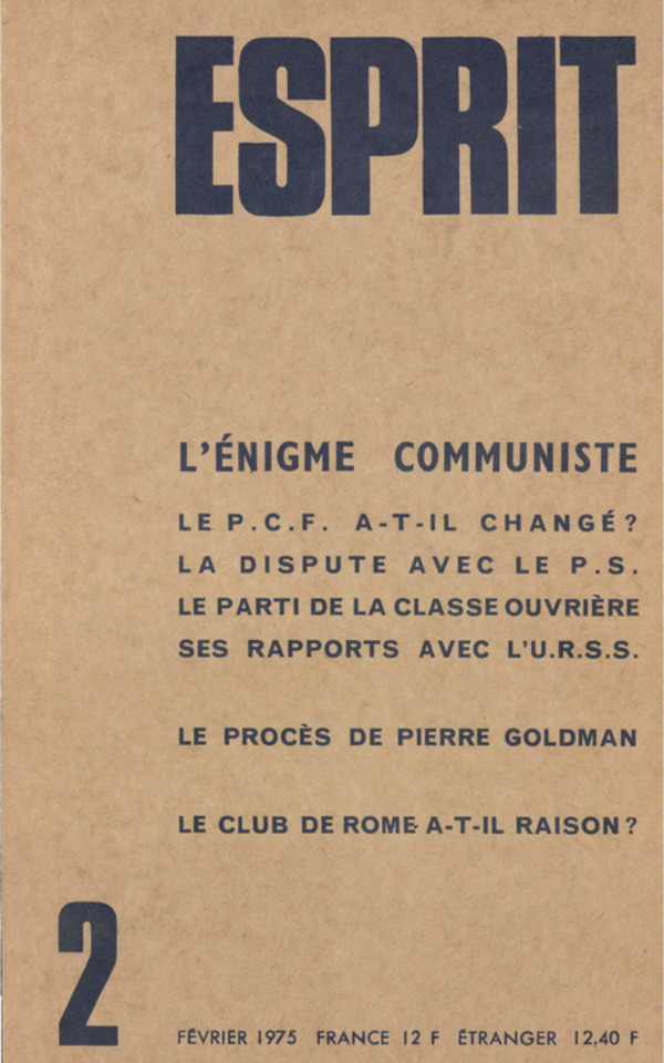 L’ENIGME COMMUNISTE