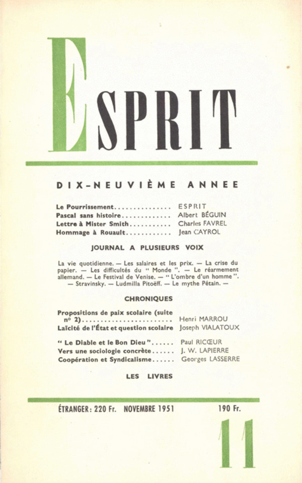 novembre 1951