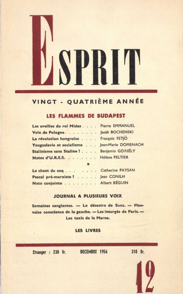 LES FLAMMES DE BUDAPEST