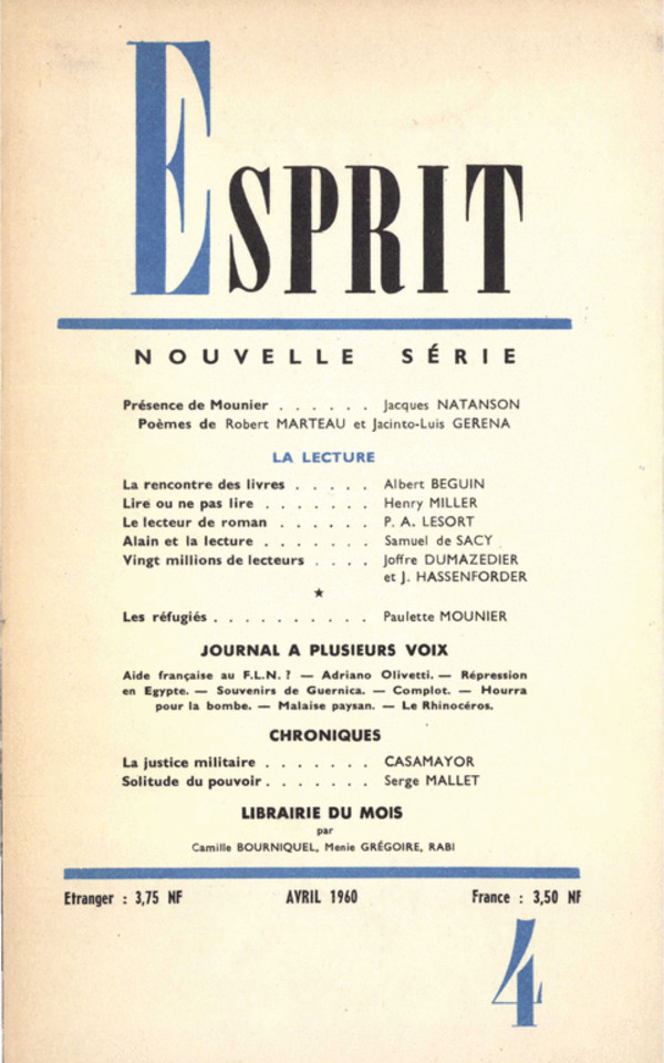 La lecture