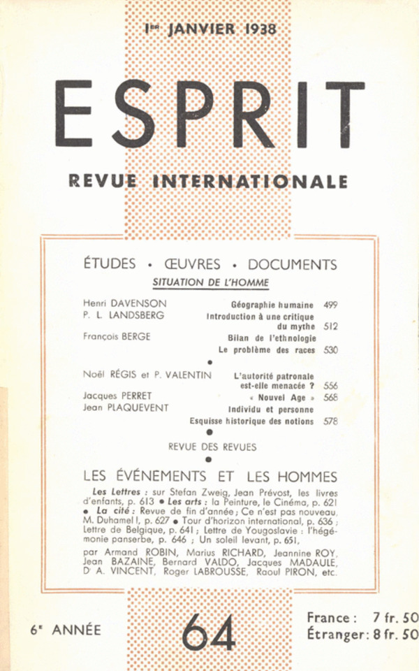janvier 1938