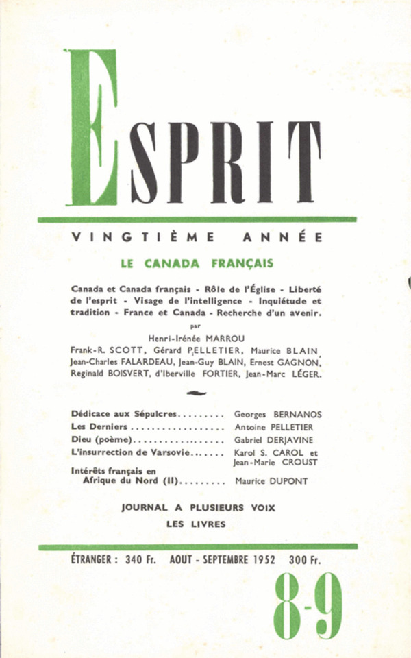 LE CANADA FRANCAIS