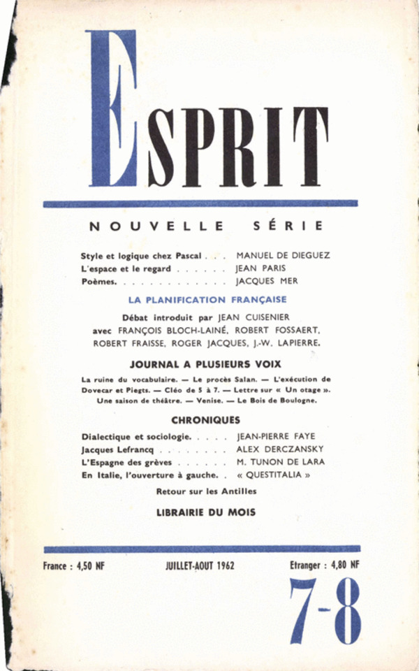 LA PLANIFICATION FRANCAISE