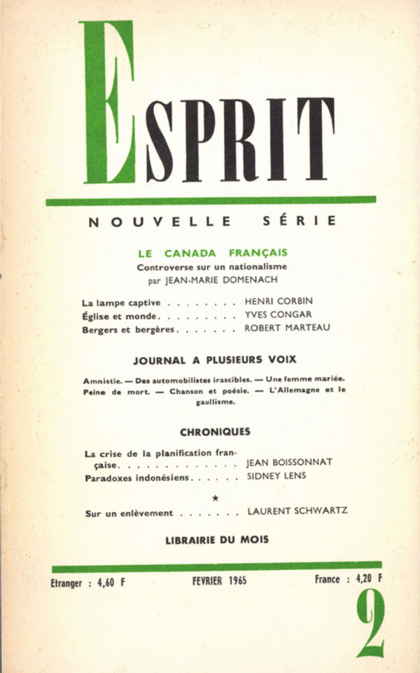 LE CANADA FRANCAIS