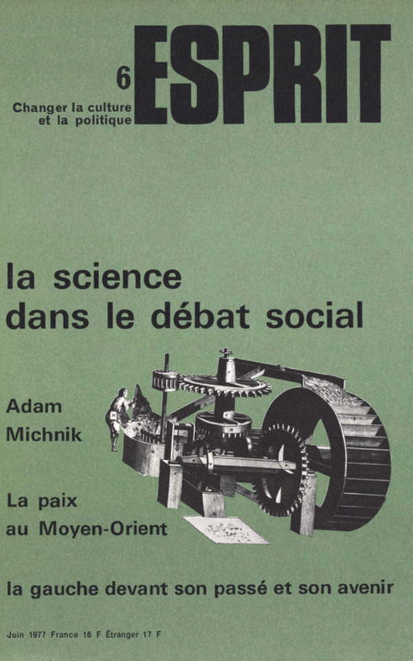 LA SCIENCE DANS LE DEBAT SOCIAL