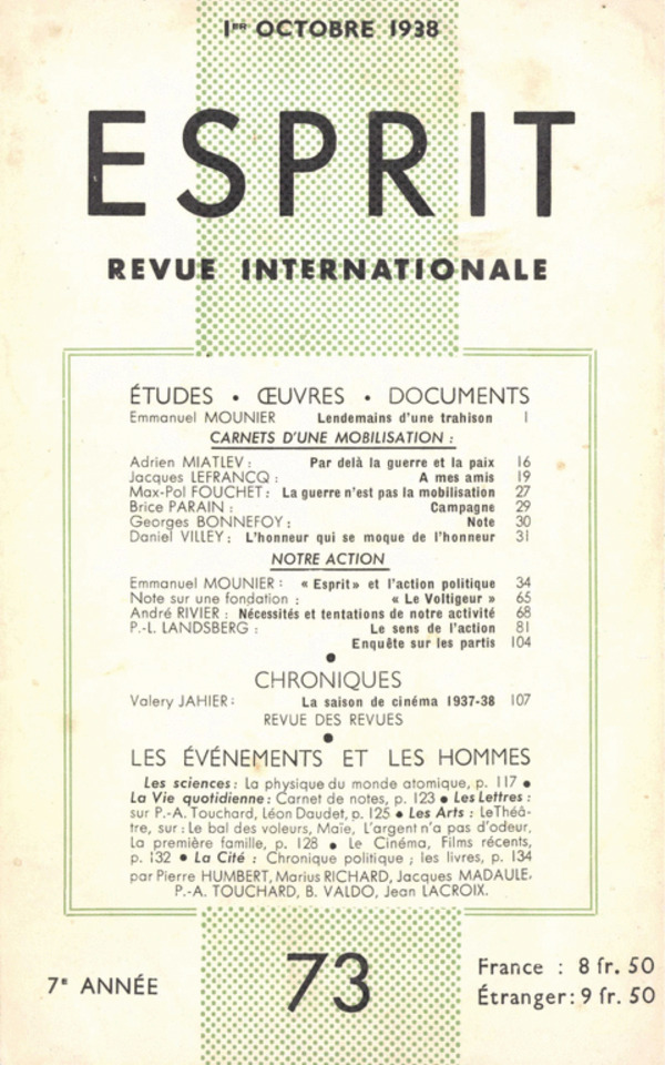 octobre 1938