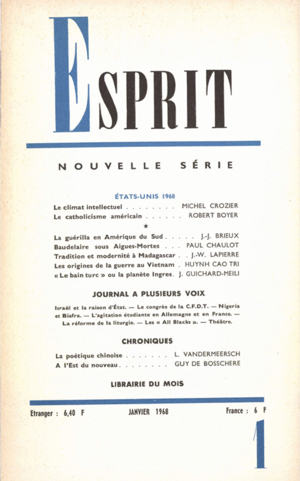 ETATS-UNIS 1968