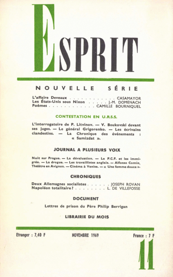CONTESTATION EN U.R.S.S.
