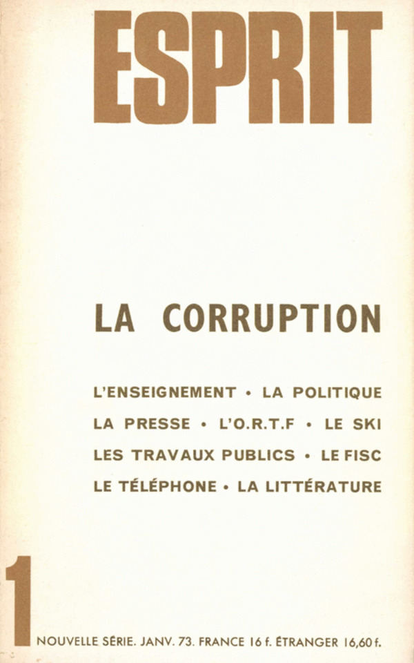 LA CORRUPTION