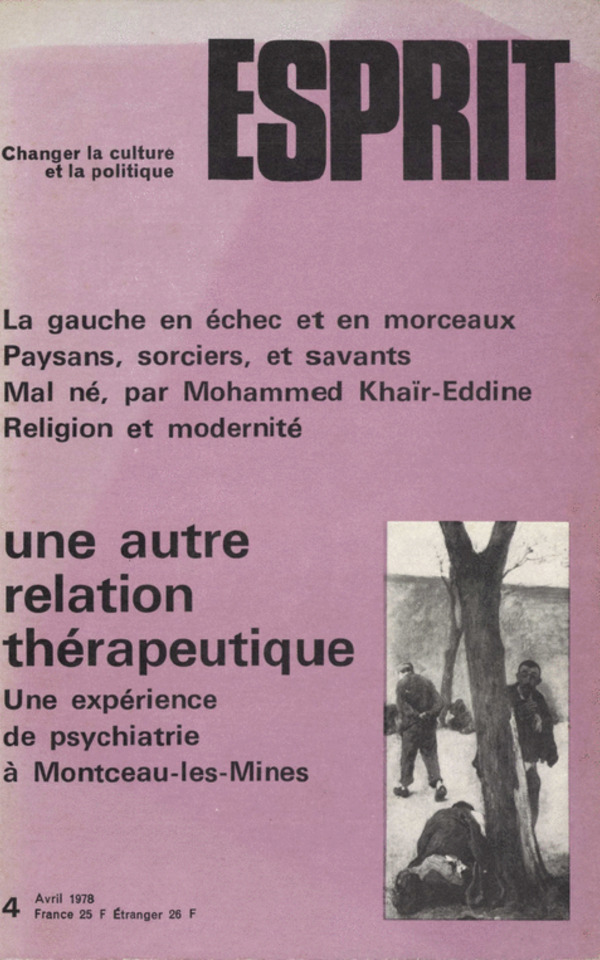 UNE AUTRE RELATION THERAPEUTIQUE