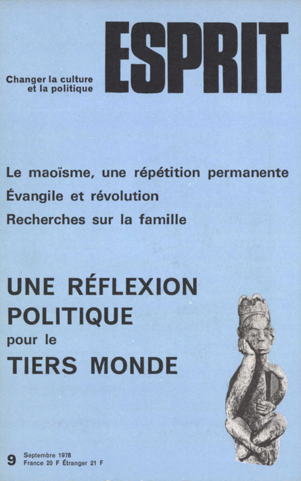 UNE REFLEXION POLITIQUE POUR LE TIERS-MONDE