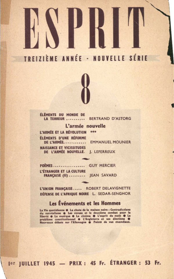 L’ARMEE NOUVELLE