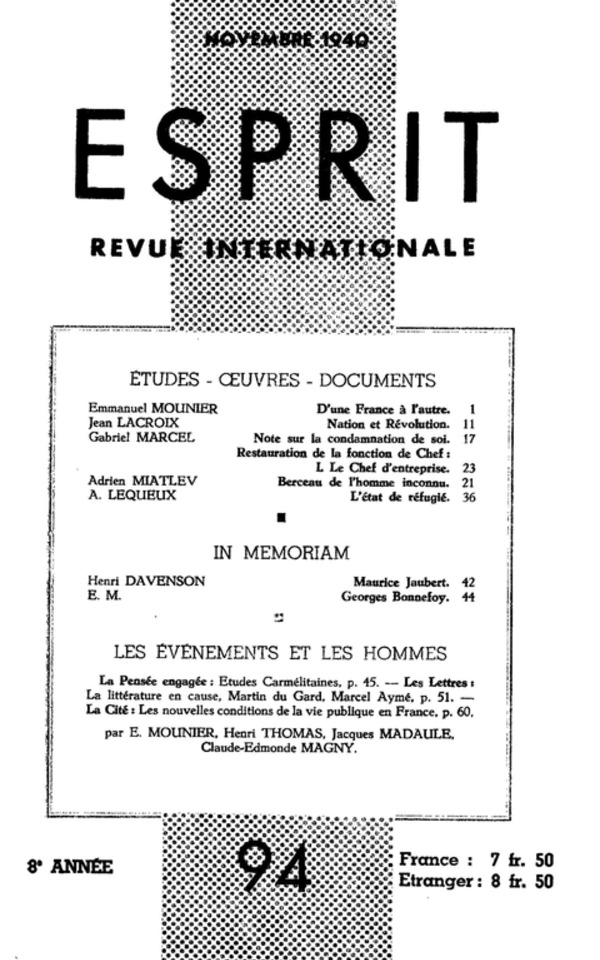 novembre 1940
