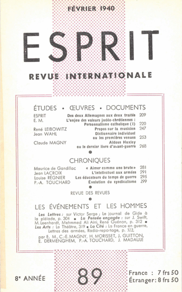 février 1940