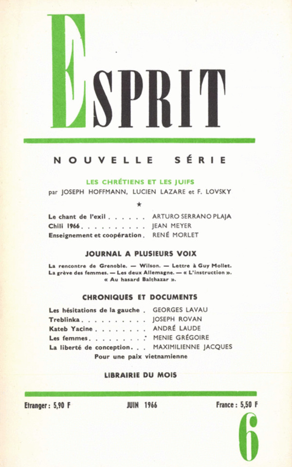 LES CHRETIENS ET LES JUIFS