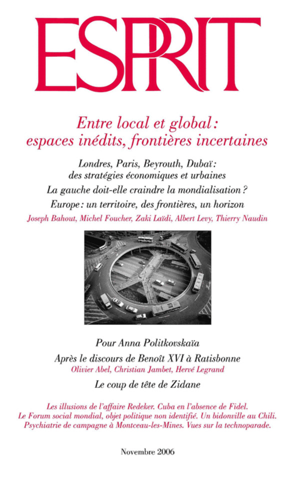 Entre local et global: espaces inédits, frontières incertaines