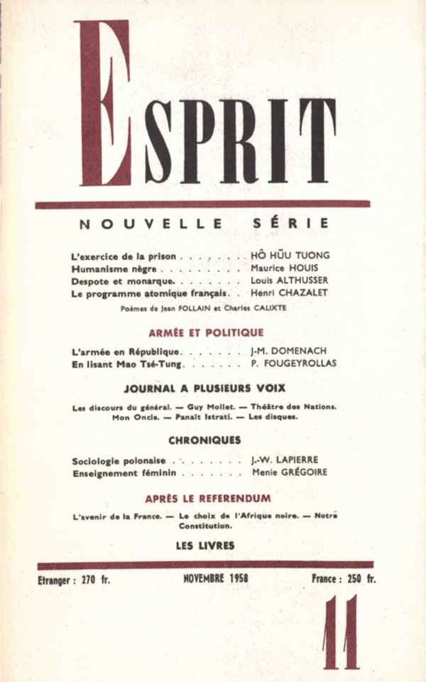 novembre 1958