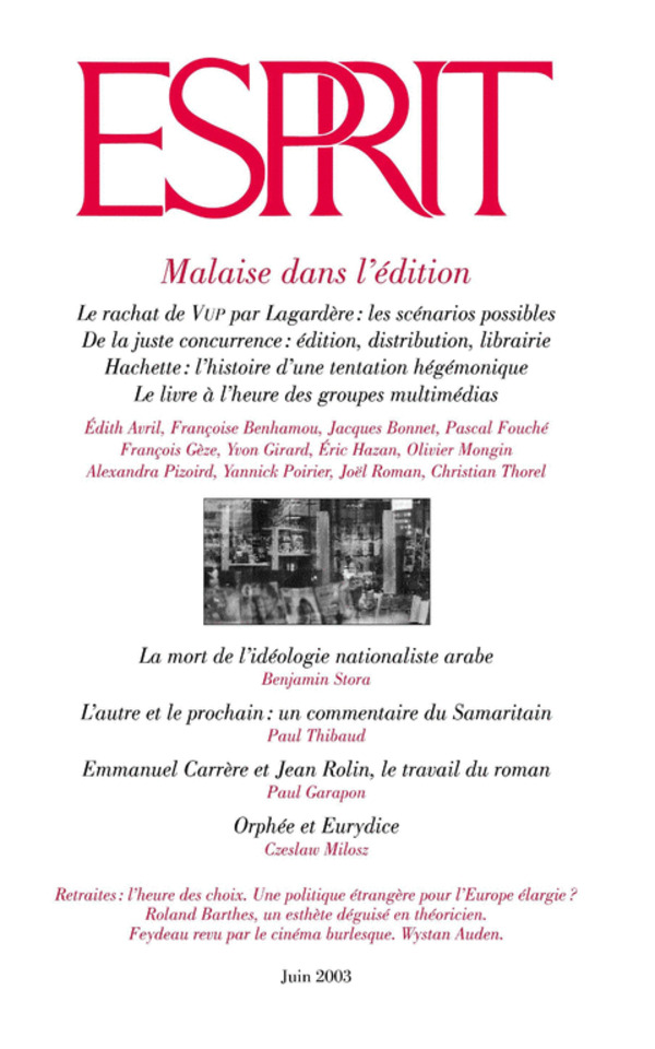 Malaise dans l’édition