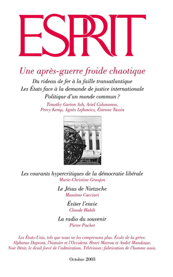 Une après-guerre froide chaotique