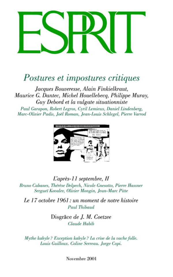 Postures et impostures critiques