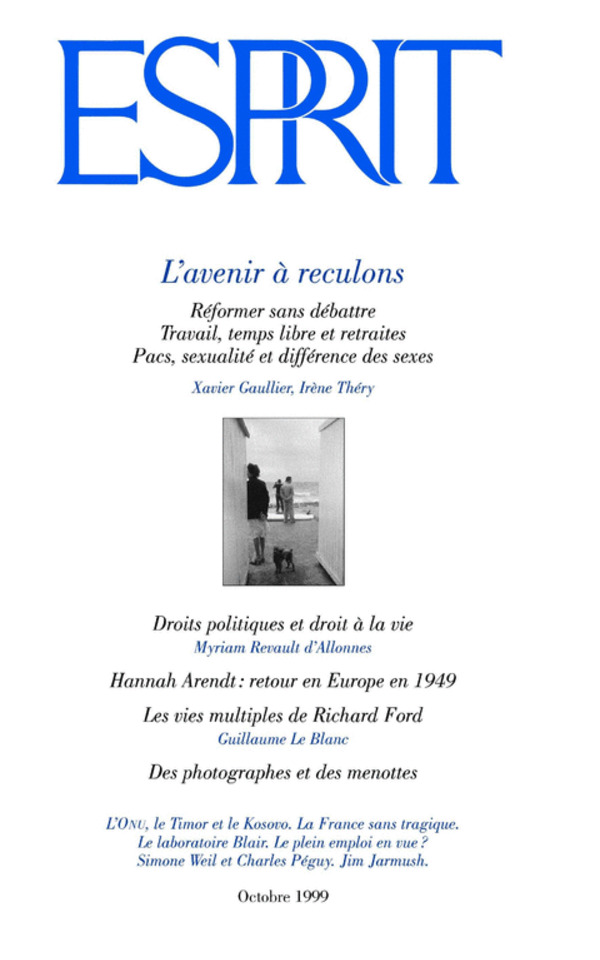 L’avenir à reculons