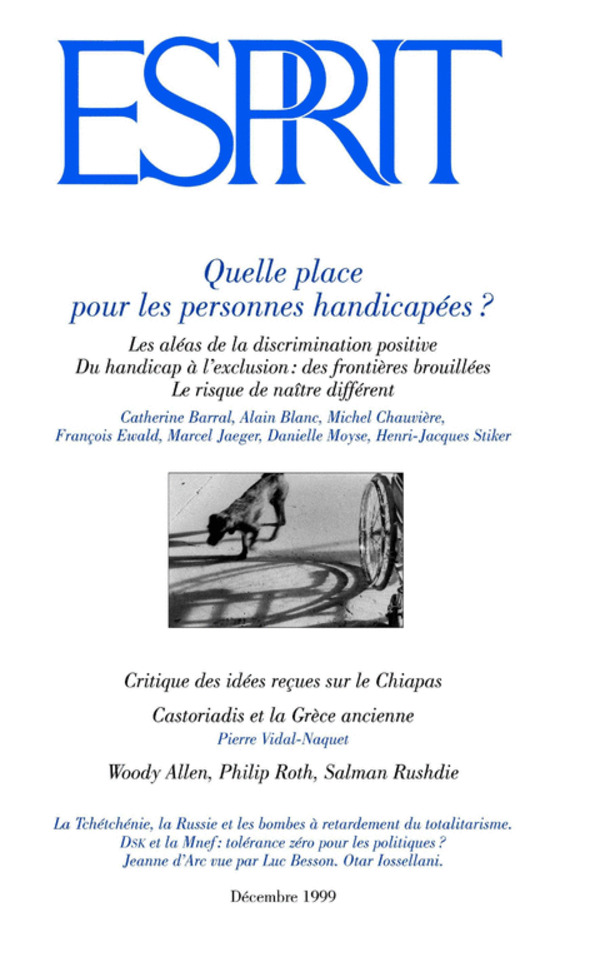 Quelle place pour les personnes handicapées ?
