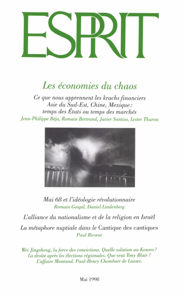 Les économies du chaos