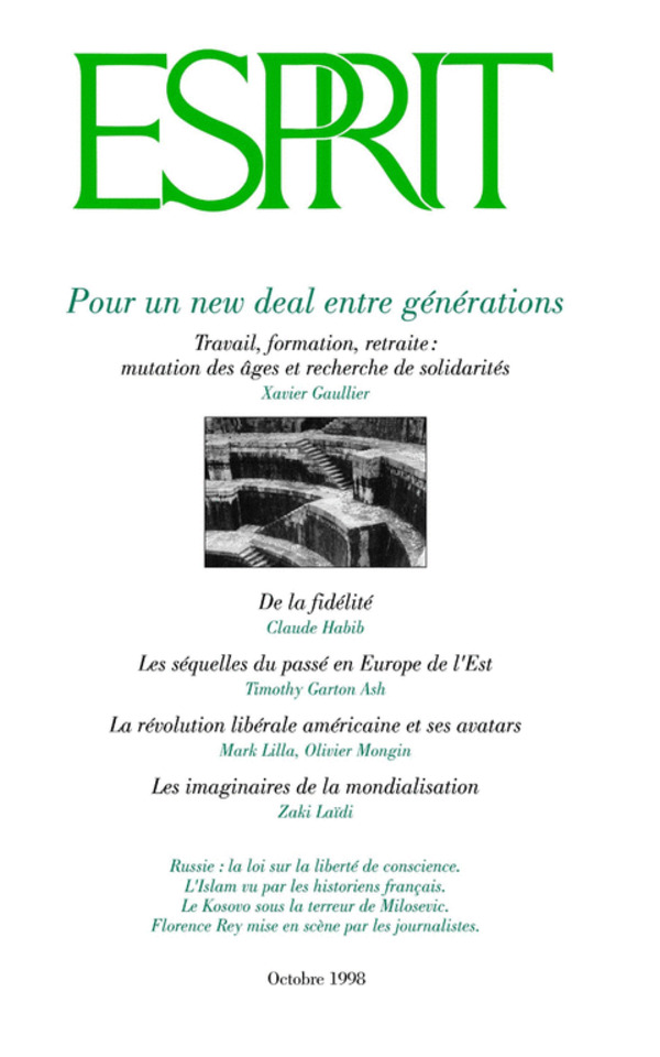 Pour un new deal entre générations