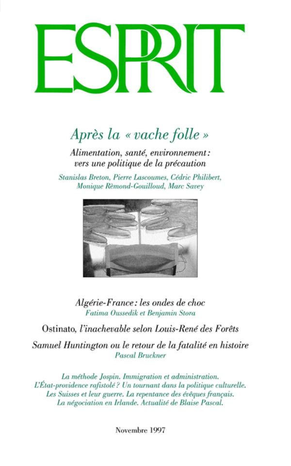 Après la « vache folle »