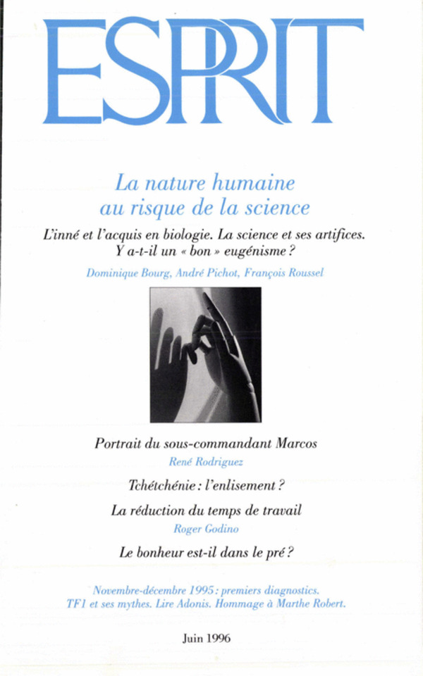 La nature humaine au risque de la science