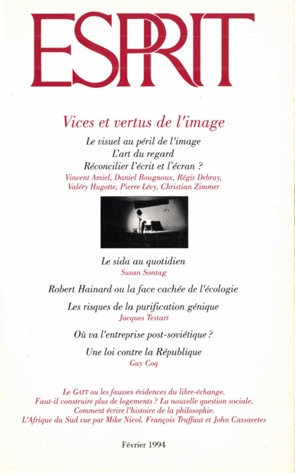 Vices et vertus de l’image