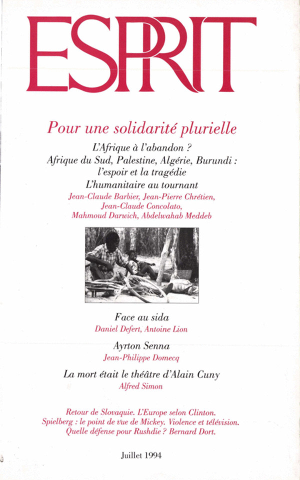 Pour une solidarité plurielle