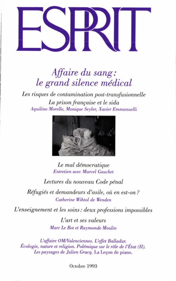 Affaire du sang : le grand silence médical