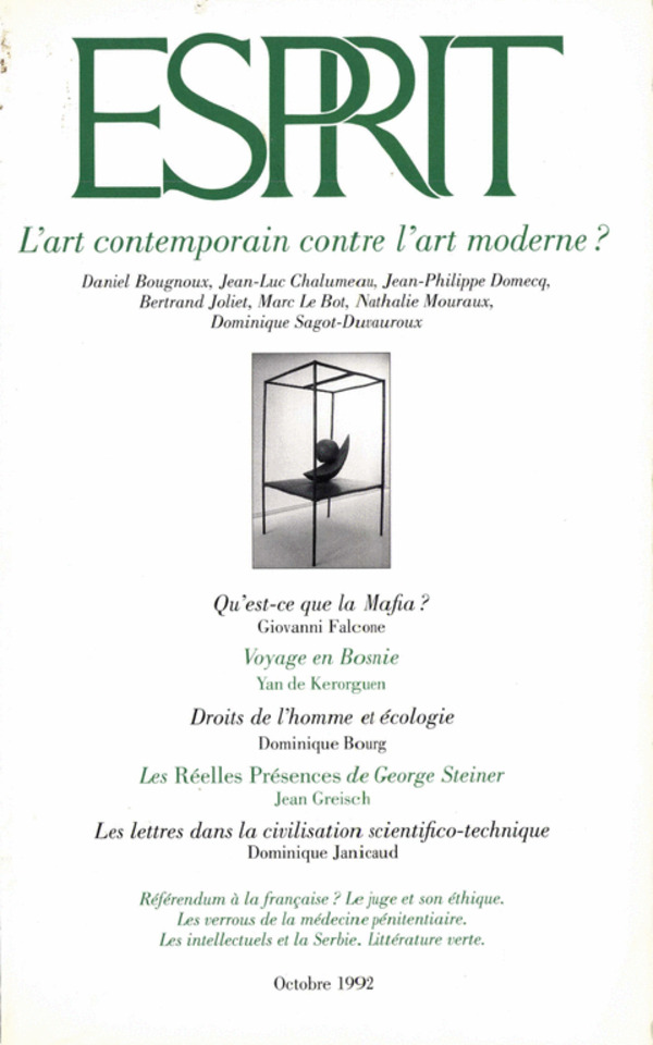 L’art contemporain contre l’art moderne ?
